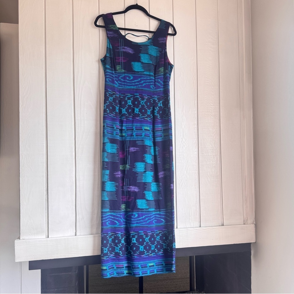 Vintage 90s Positive Attitude Maxi Dress